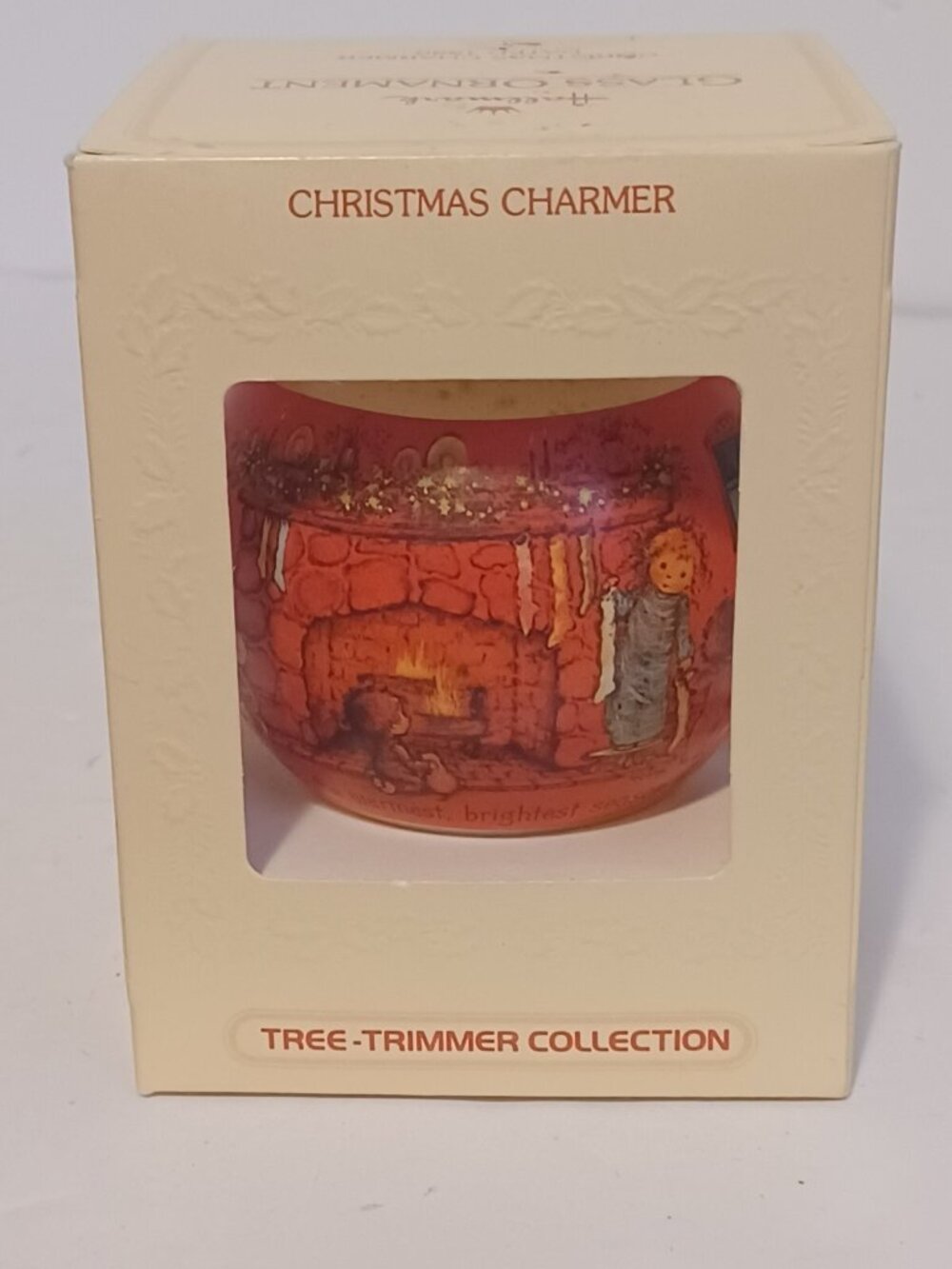1980 Hallmark Tree-Trimmer Collection Christmas Charmer Glass  Ornament - Picture 3 of 15